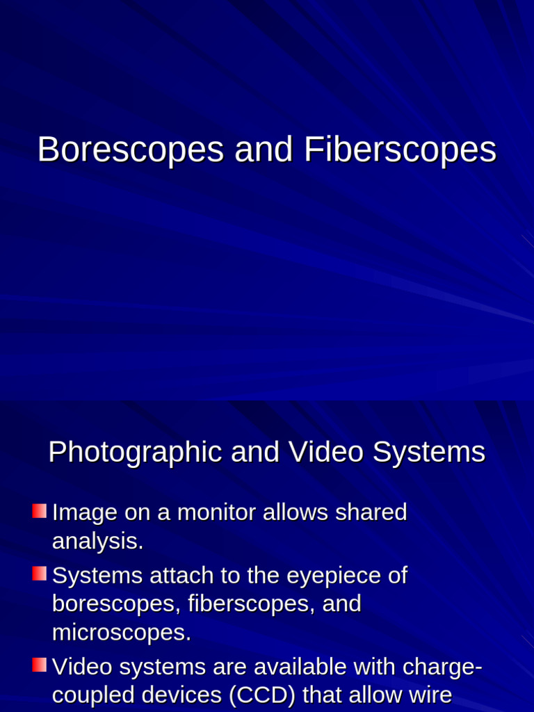11 Borescopes and Fiberscopes | PDF