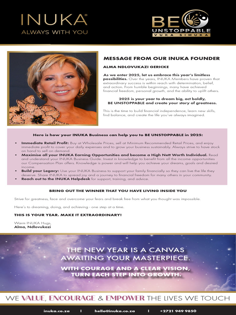 Empower Your INUKA Journey in 2025 | PDF | Economies