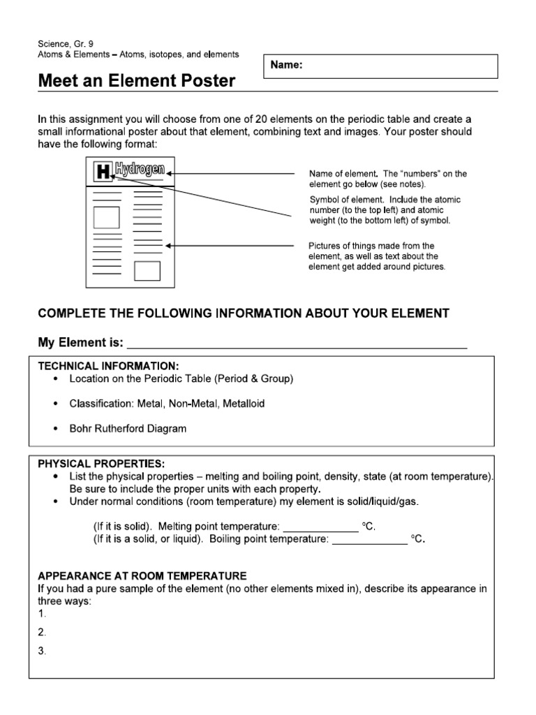 Element Assignment | PDF