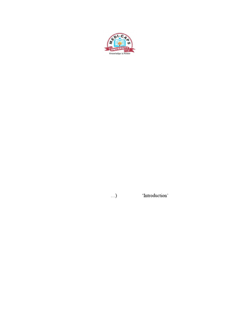 MS5PC07 - 05 Industrial Training Report Format | PDF | Thesis
