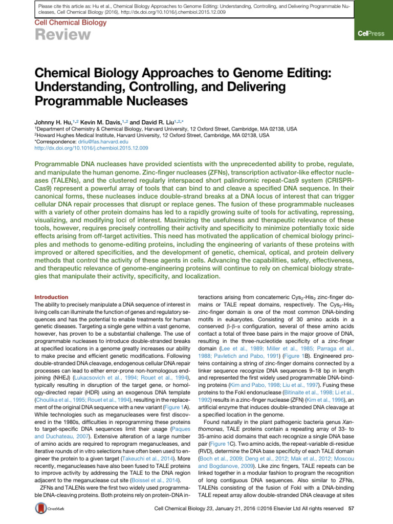 Genome Editing3 | PDF | Dna | Omics