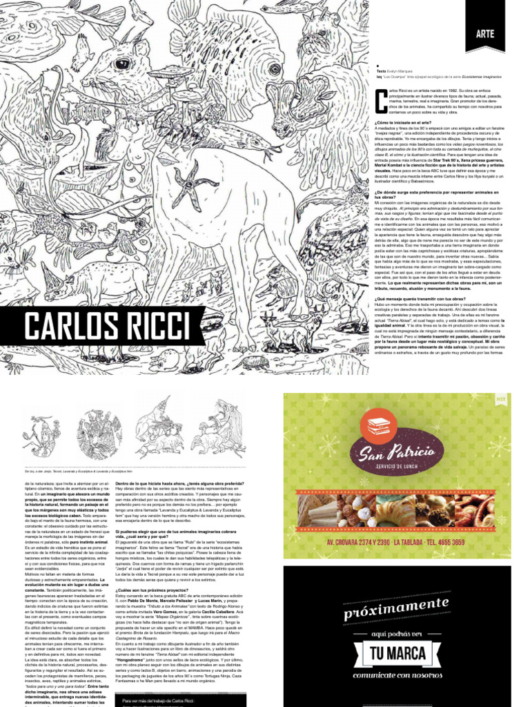 Arte y Fauna: Carlos Ricci | PDF