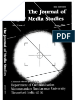 New Media & Language- Journal of Media Studies- Dr Sony Jalarajan- Media Studies