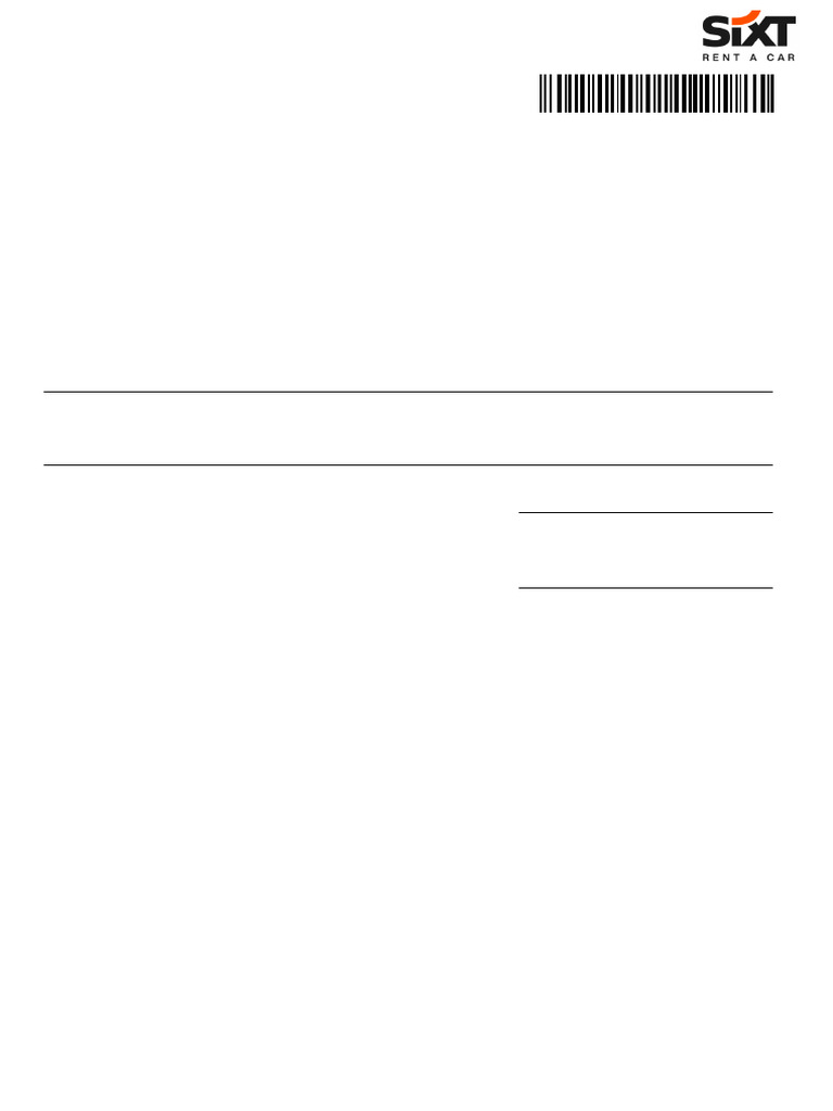 Kuwait Airport Car Rental Invoice | PDF | Taxes