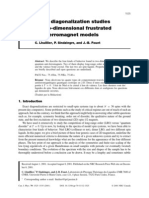 C. Lhuillier, P. Sindzingre and J.-B. Fouet- Exact diagonalization studies of two-dimensional frustrated anti-ferromagnet models