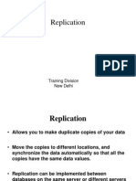 Replication: Training Division New Delhi