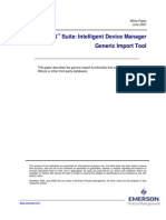 AMS Suite Intelligent Device Manager Generic Import Tool: White Paper June 2007