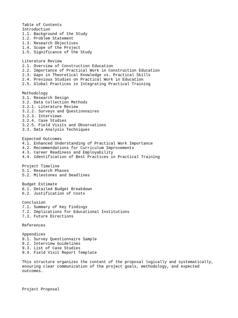 Research proposal pdf methodology procedural knowledge