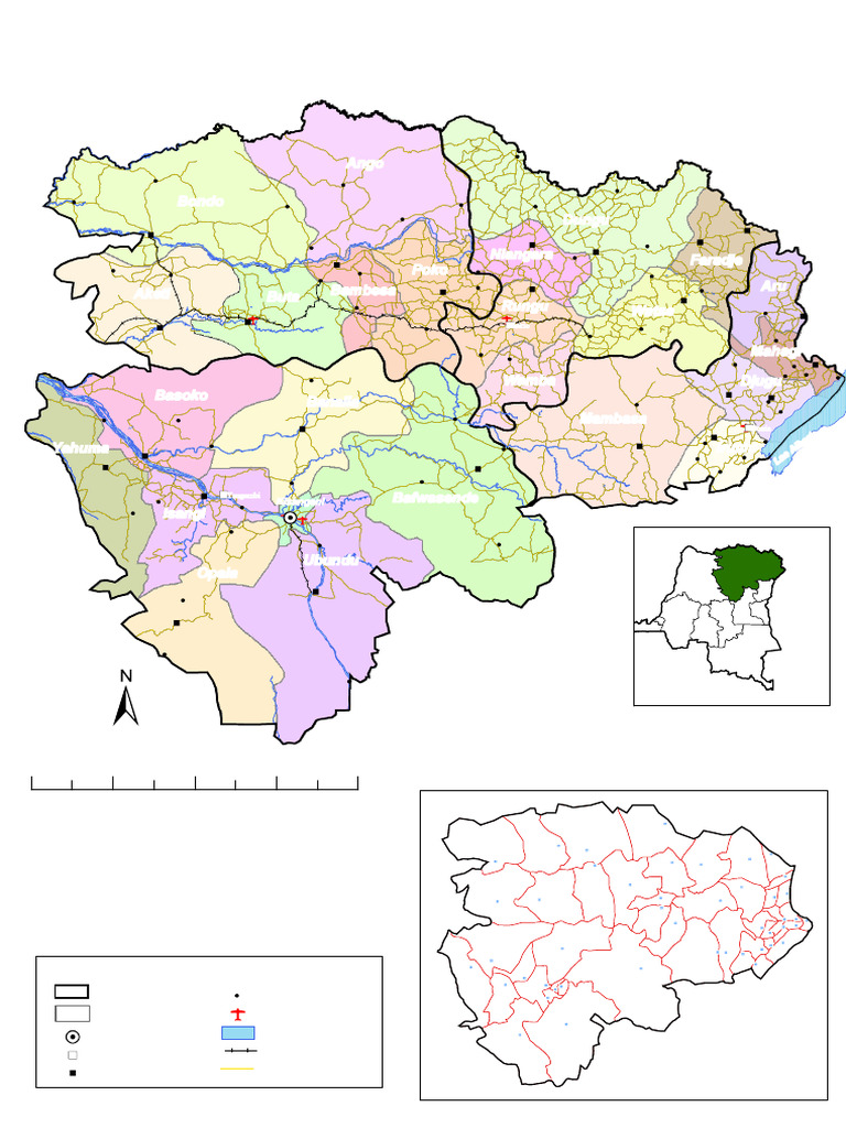 Kisangani District Map Overview | PDF