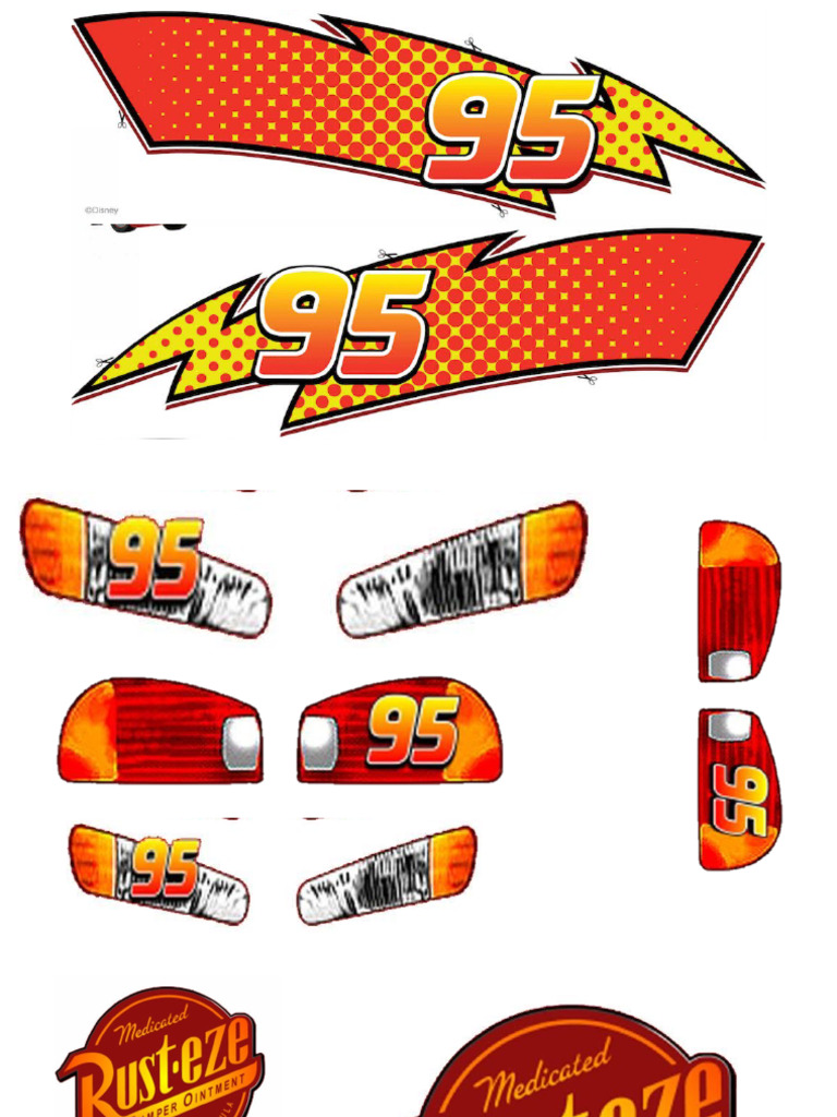 Partes De Rayo Mc Queen Pdf