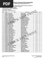 Check List Print: Mahamaya Technical University, Noida