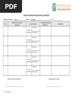 Bitácora de Residuos Peligrosos RPBI | PDF