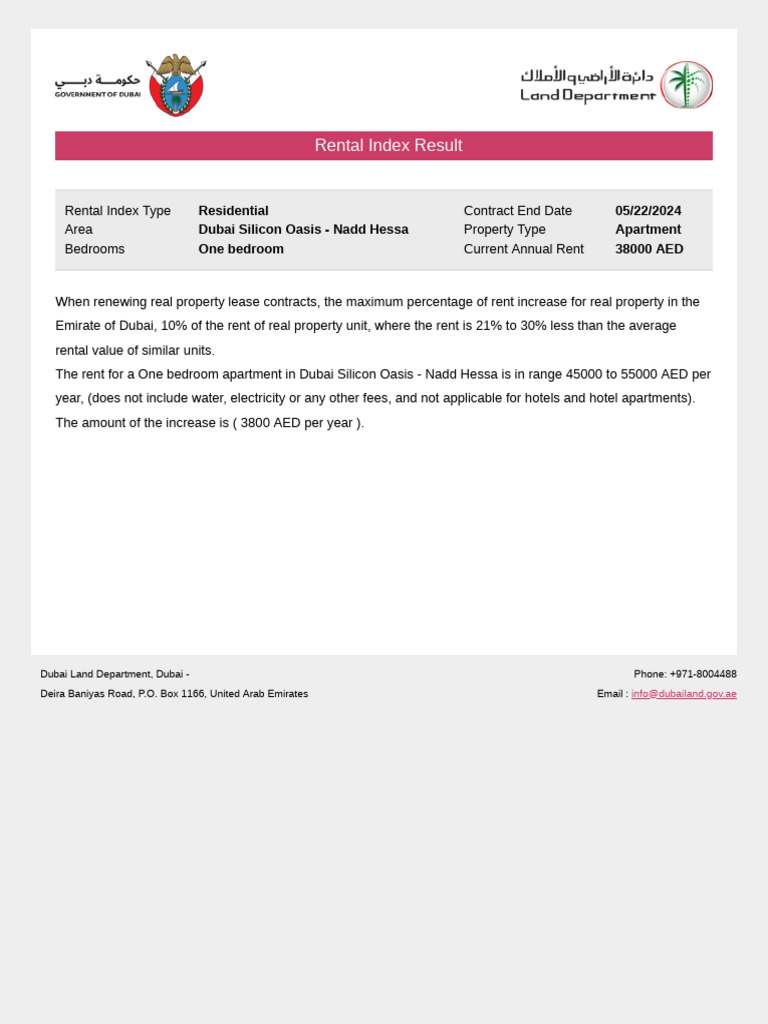 Rental Index | PDF