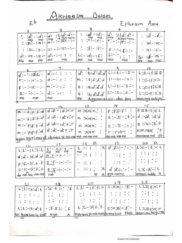 Akwaaba Ndwom - Ephraim Amu | PDF