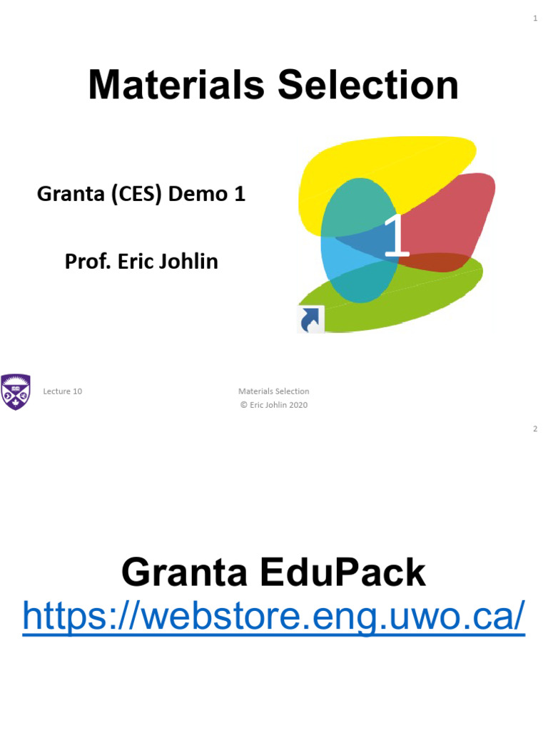 Materials Selection Techniques Overview | PDF