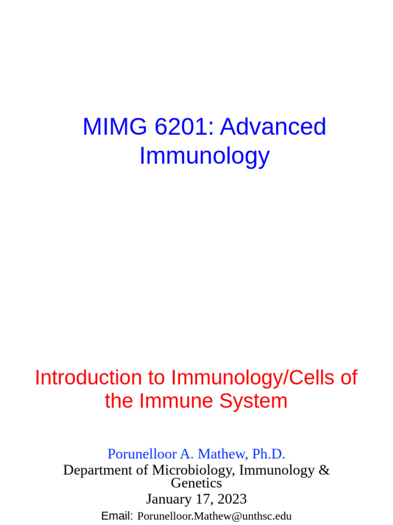 Advanced Immunology Concepts Explained | PDF | Immune System | Adaptive ...
