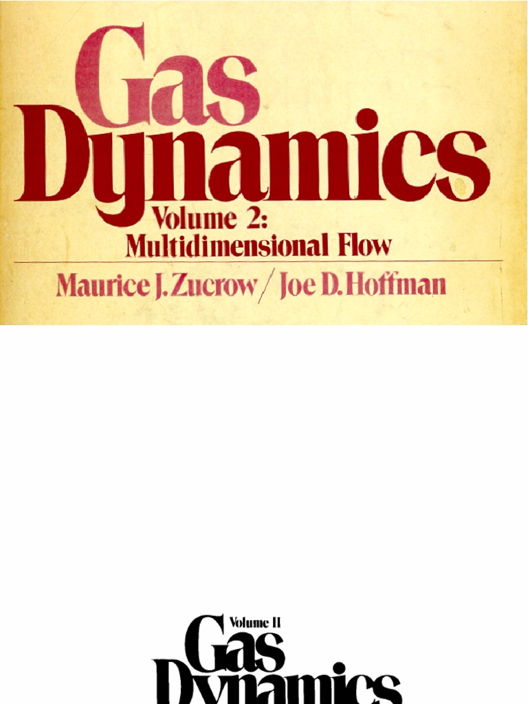 ZucrowHoffman Gas Dynamics V2 PDF