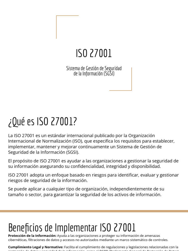 Guía Completa sobre ISO 27001 SGSI | PDF | La seguridad informática ...