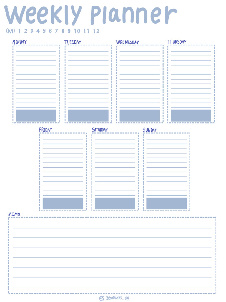 Weekly Planner | PDF