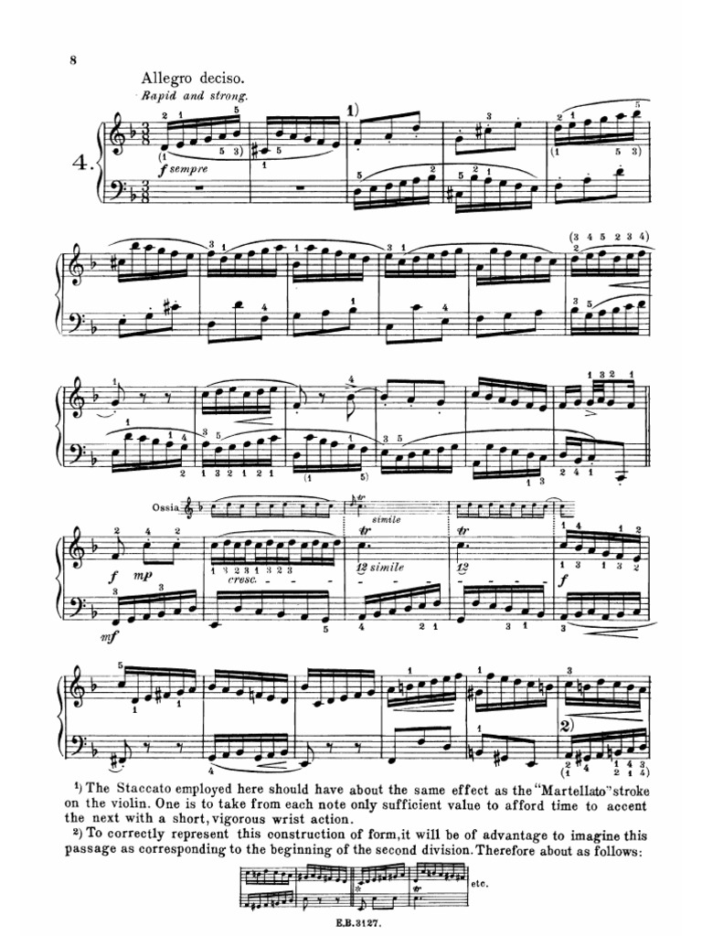 Bach Invention 4 | PDF