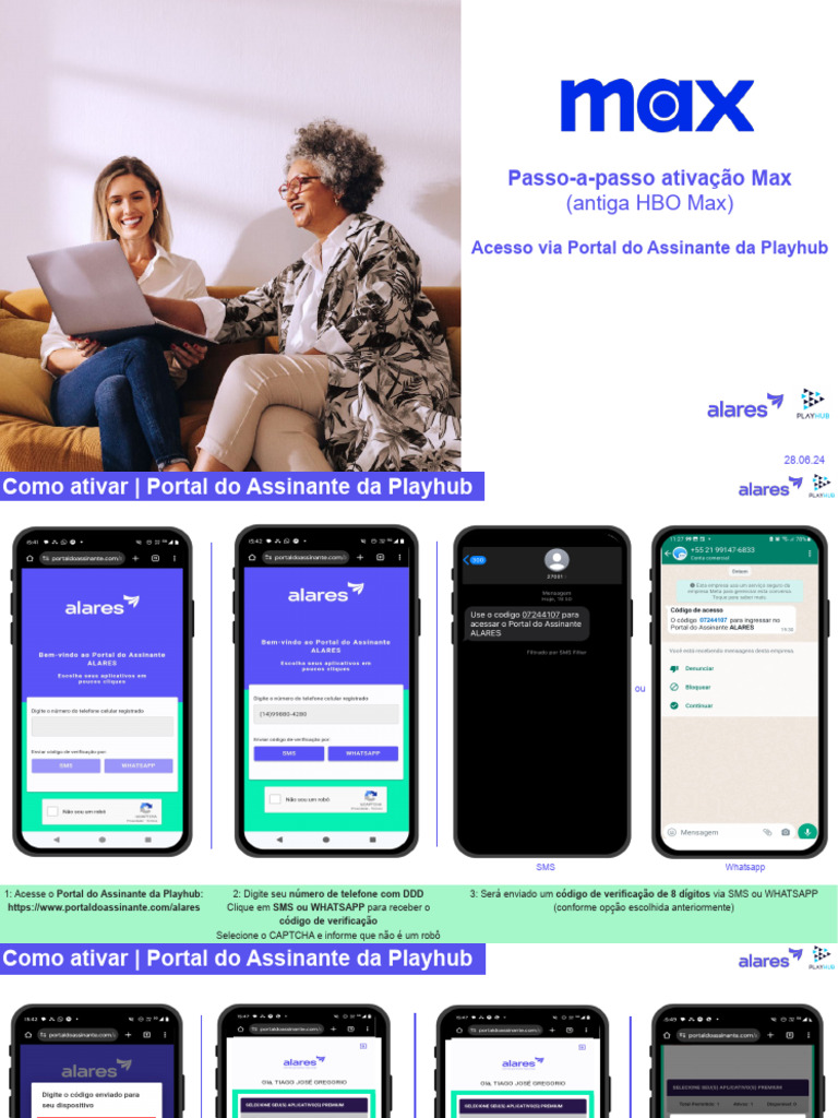 Ativação do Max no Playhub | PDF | Aplicativo para celular | Informática