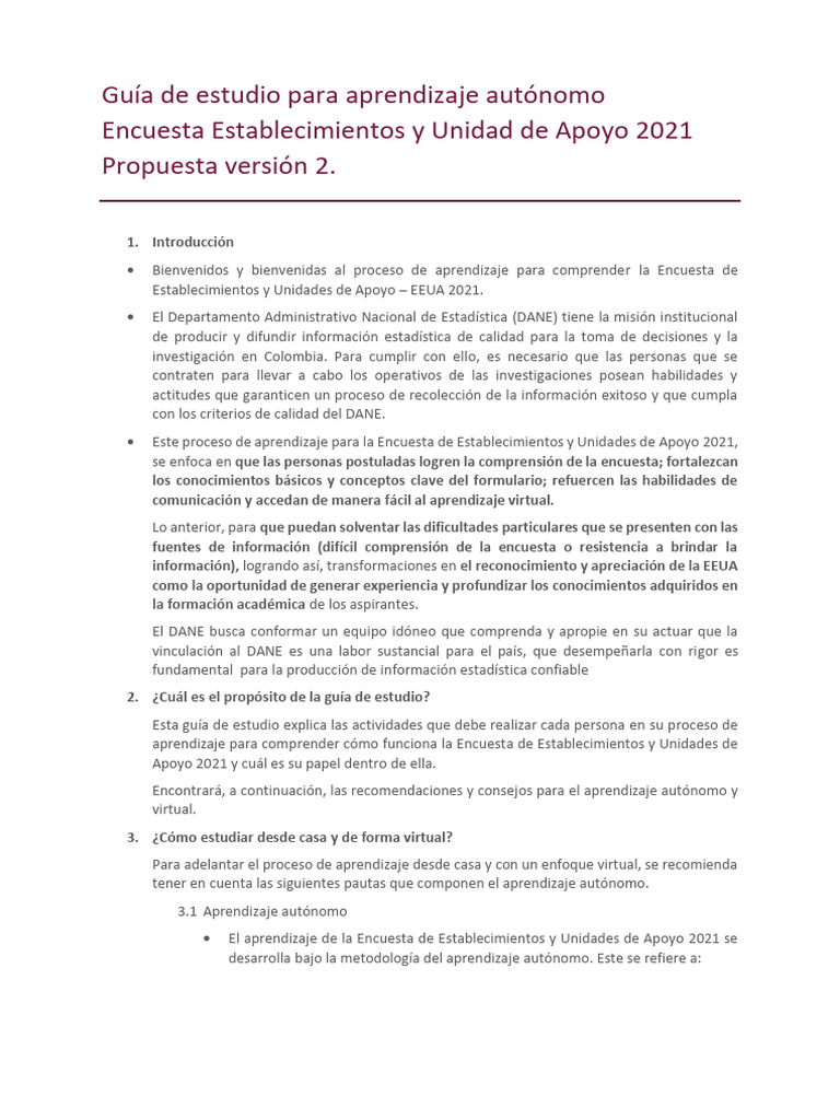 3.guía de Estudio para Aprendizaje Autónomo | PDF | Aprendizaje ...