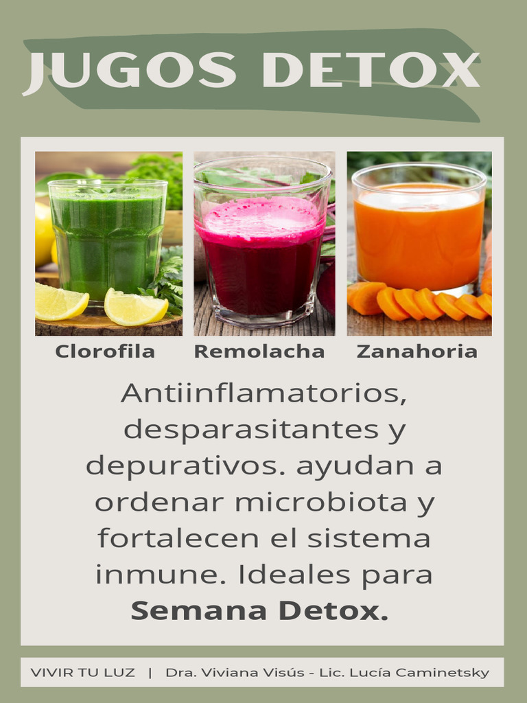 3 Jugos Detox | PDF | Alimentos, image size:768x1024