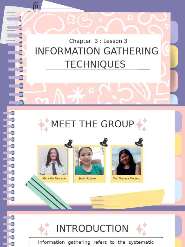 Six Techniques for Effective Knowledge Gathering | PDF