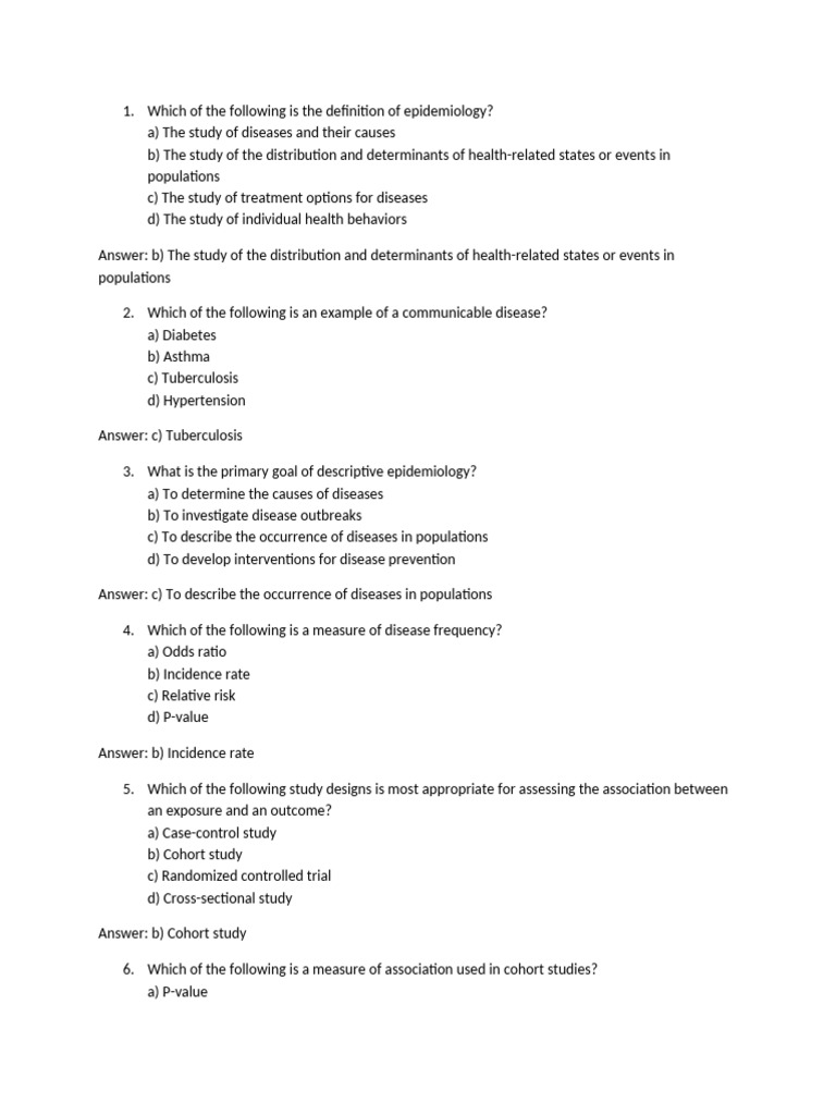 Understanding Epidemiology Basics | PDF | Cohort Study | Relative Risk