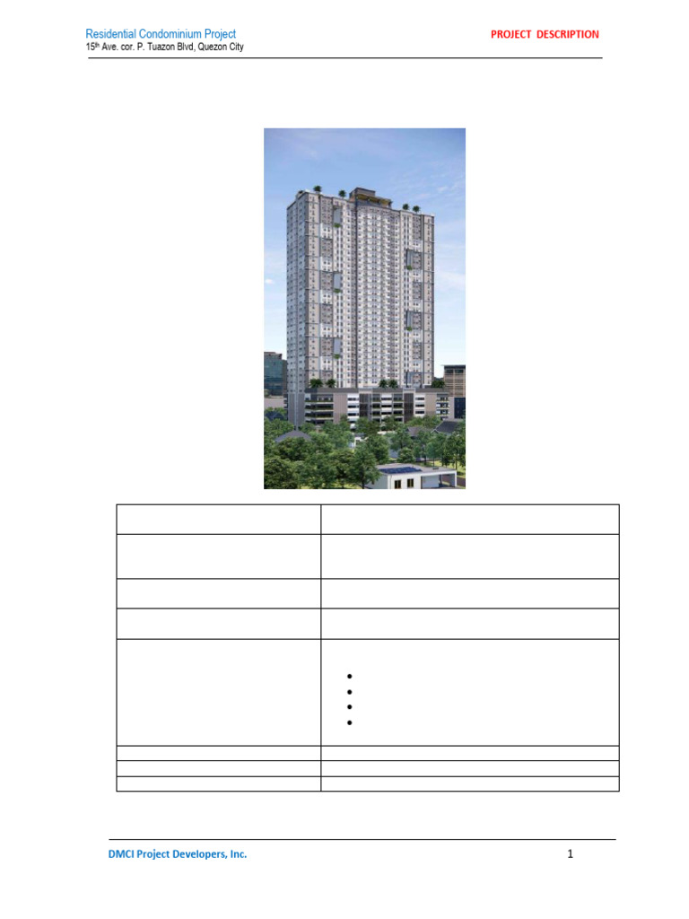DMCI Residential Project in Quezon City | PDF | Waste | Sewage