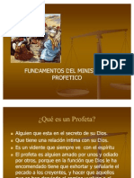 Fundamentos Del Ministerio Profetico