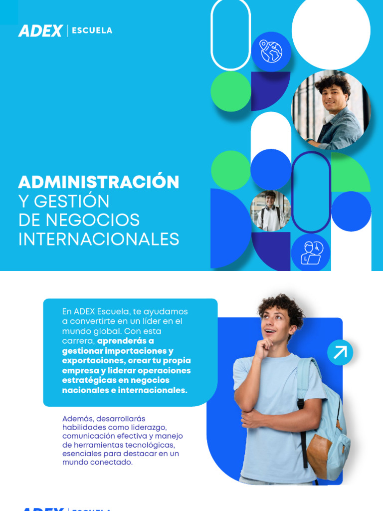 Carrera en Negocios Internacionales ADEX | PDF | Logística | Negocios ...