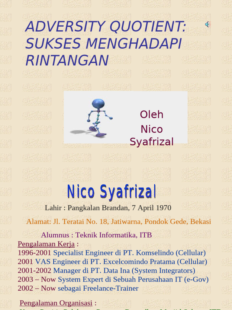Meningkatkan Adversity Quotient (AQ) | PDF
