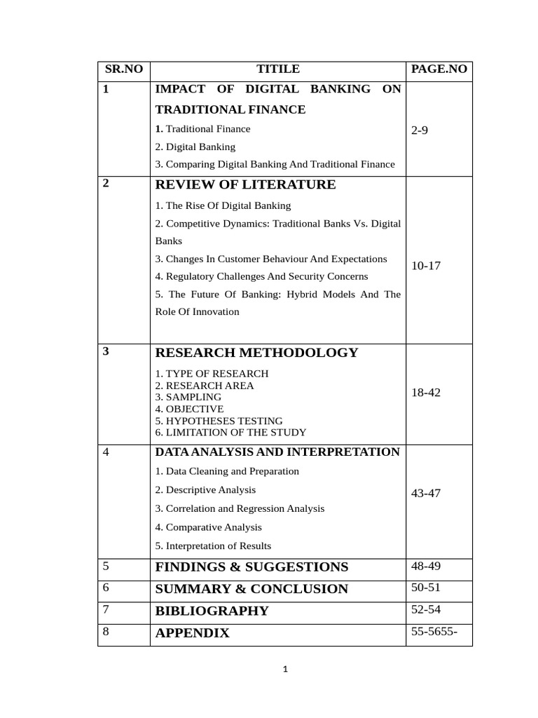 Impact of Digital Banking On Traditional Finance | PDF | Causality ...