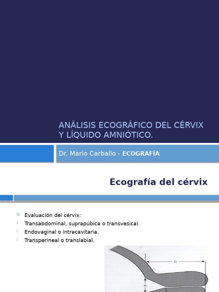 Cervix y LA | PDF | Ultrasonido médico | Enfermedades y trastornos