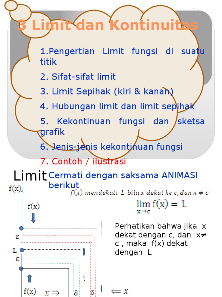 3 Lim Kontinu 3 Lim Kontinu