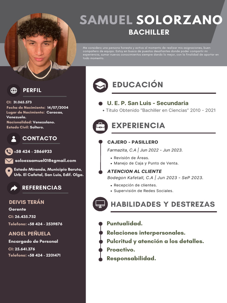 Samuel Solorzano CV | PDF