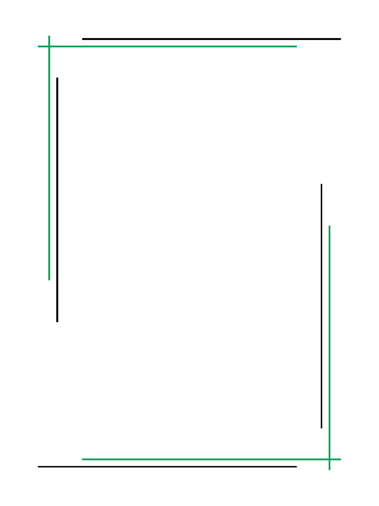 Yellow and White Minimalist A4 Page Border - PDF 2 | PDF
