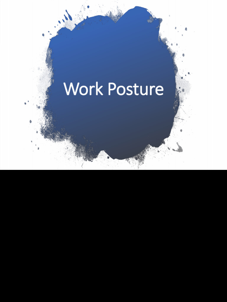 Week 2 Postur Kerja | PDF