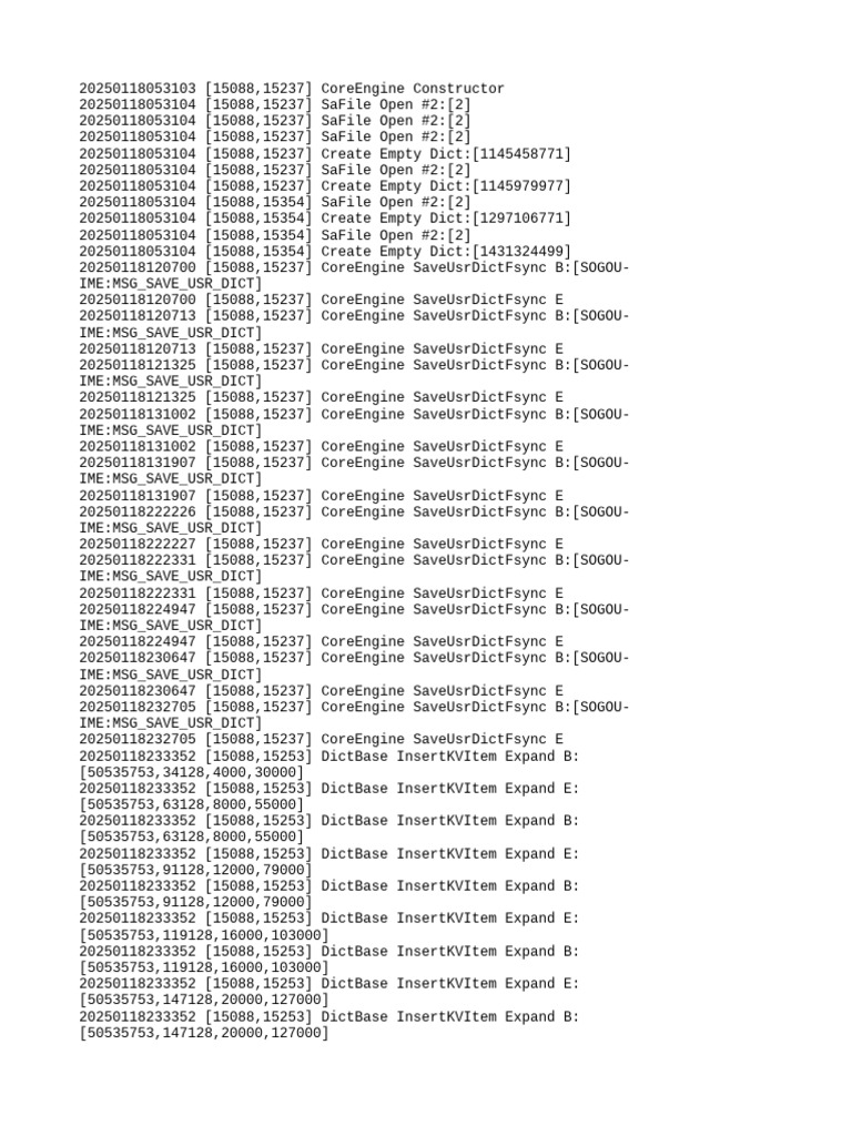 CoreEngine Save and Dict Operations | PDF