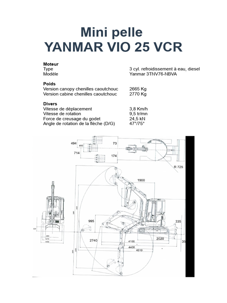 REPARATURSET KETTENSPANNER EINSEITIG für Yanmar SV 20/22 Vio 20-2/20-3/20.4 EUR 627,42 - DE
