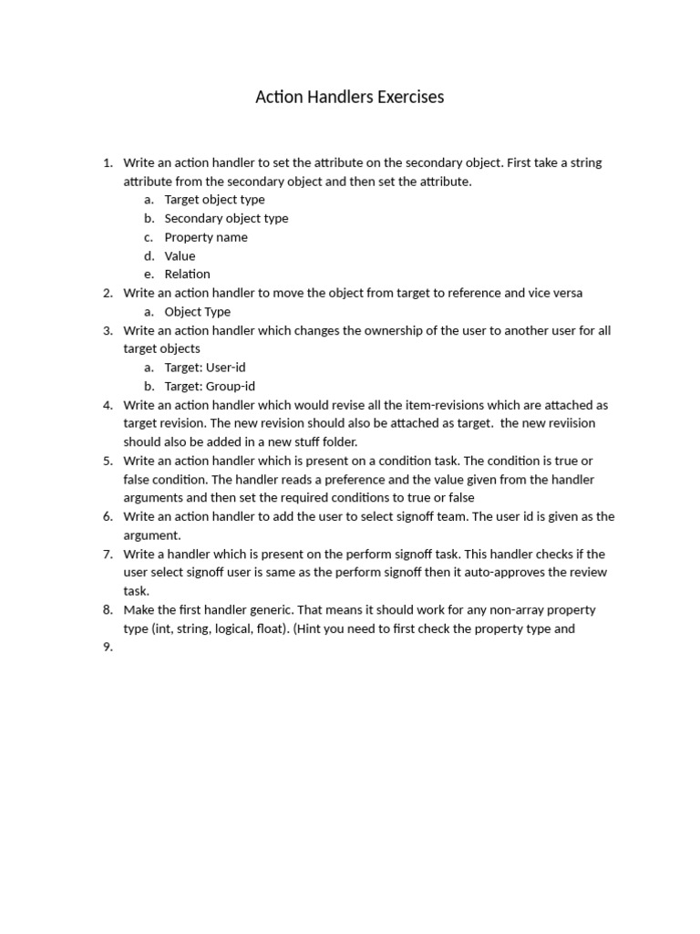 Action Handlers and Rule Handlers Guide | PDF