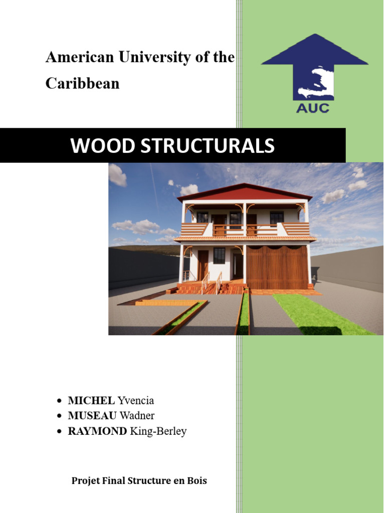 Projet de Structure en Bois R+1 | PDF | Résistance des matériaux ...