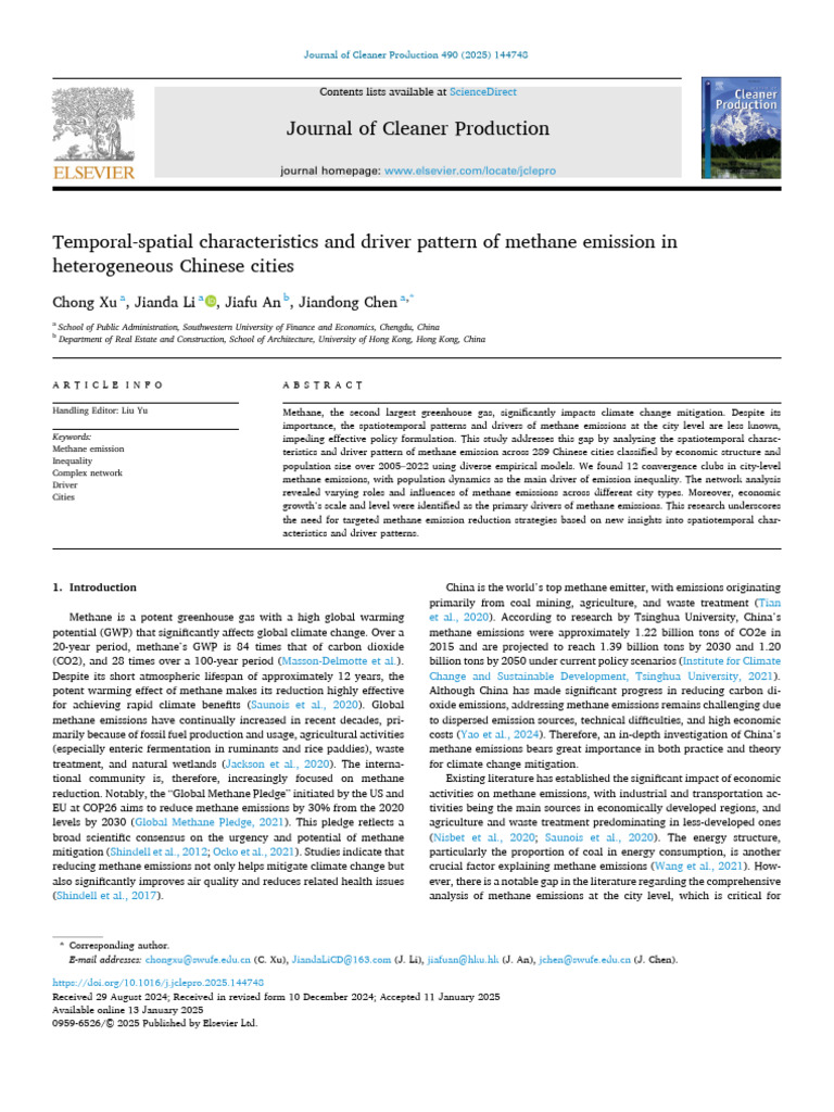 Temporal Spatial Characteristics and Driver Pattern of - 2025 - Journal ...