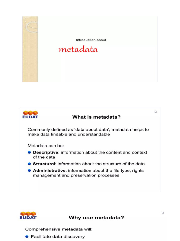 Metadata Repository Explained | PDF