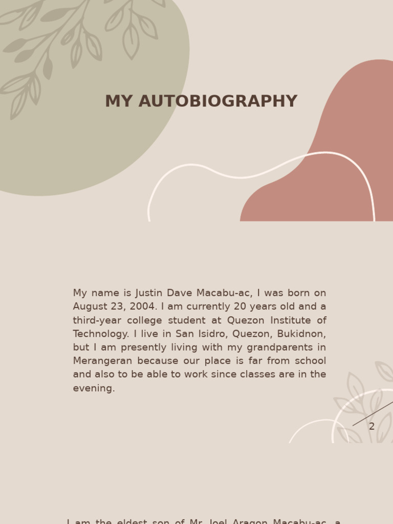 Autobiography | PDF