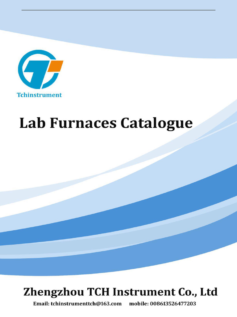TCH Lab Furnace Catalogue | PDF | Vacuum Tube | Thermocouple