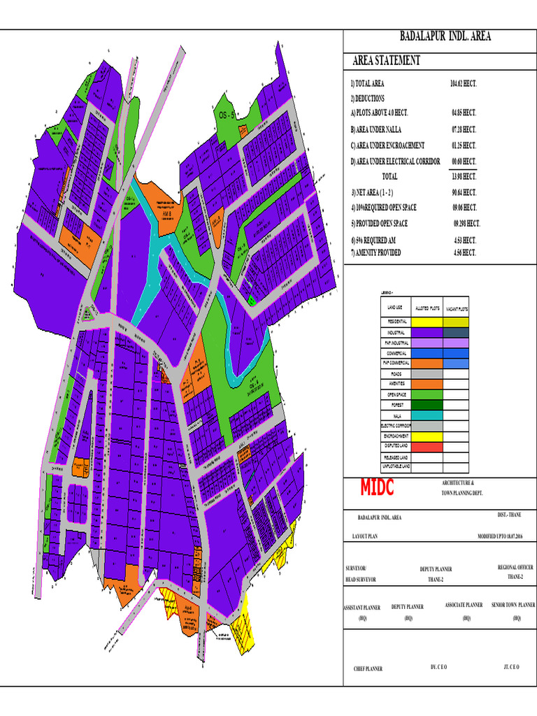 Badlapur Modified Layout 10082021 | PDF