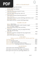 Xander's Café Special Menu Highlights | PDF | Hamburgers | Pesto
