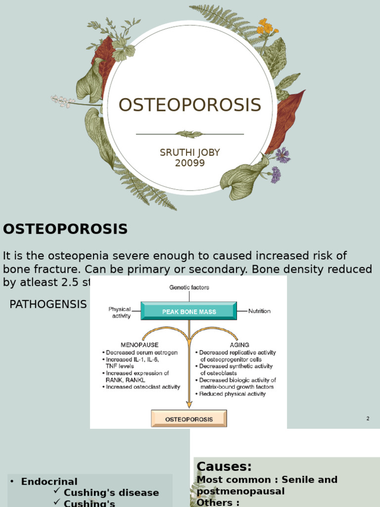 Osteoporosis | PDF | Osteoporosis | Clinical Medicine